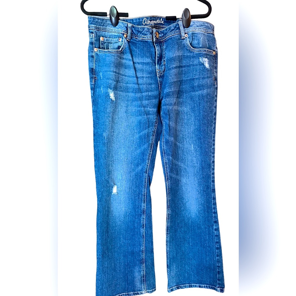 Aeropostal 12 Short Chelsea Boot cut Jeans